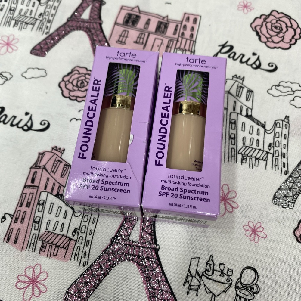 2 Tarte Foundcealer .33 oz. Multi Tasking Foundation 22N Light NEUTRAL